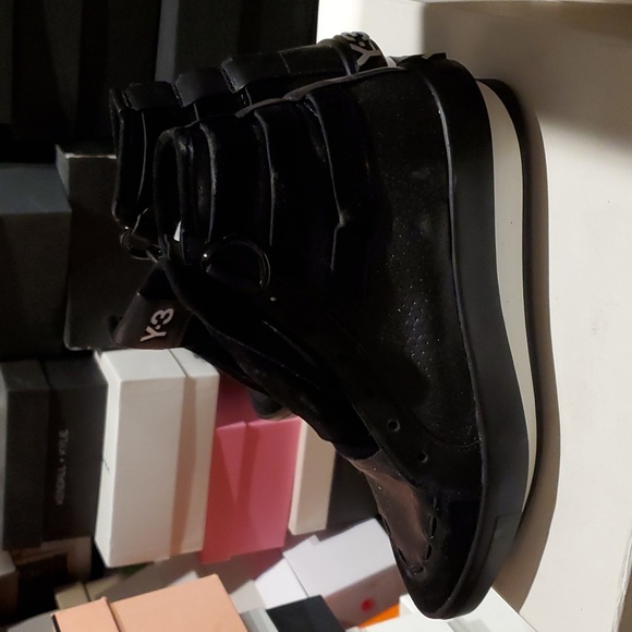 Sz 5.5 Nwob Y-3 high top leather sneakers